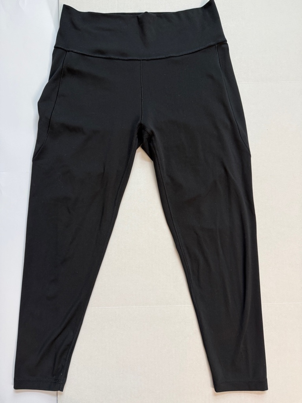 Adidas High-Rise Workout Leggings Cropped Black size Large